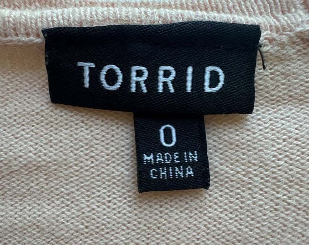 Torrid Women's Pink Lightweight 100% Cotton Flyaway Cardigan - Picture 2 of 7